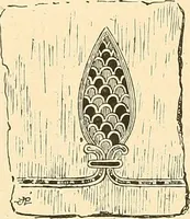 An illustration from Étude des ornements : première partie : dauphins-écailles-bucrânes-grecques-guirlandes-flots grecs (1896)