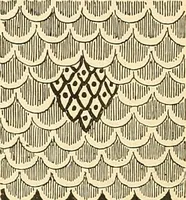 An illustration from Étude des ornements : première partie : dauphins-écailles-bucrânes-grecques-guirlandes-flots grecs (1896)