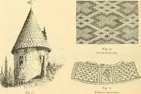 Picture 100 of 287 from Étude des ornements : première partie : dauphins-écailles-bucrânes-grecques-guirlandes-flots grecs (1896), leaf 77