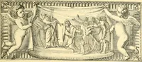 An illustration from Étude des ornements : première partie : dauphins-écailles-bucrânes-grecques-guirlandes-flots grecs (1896)