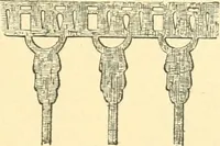 An illustration from Étude des ornements : première partie : dauphins-écailles-bucrânes-grecques-guirlandes-flots grecs (1896)