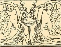 An illustration from Étude des ornements : première partie : dauphins-écailles-bucrânes-grecques-guirlandes-flots grecs (1896)