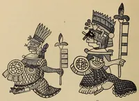 An illustration from Turquois mosaic art in ancient Mexico (1922)