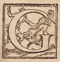 An illustration from [Tutte le opere del famosissimo Ruzante : di nuovo con somma diligenza rivedute, et corrette : et aggiuntovi un sonnetto et una canzone dell'istesso autore .. (1584)