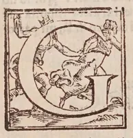 An illustration from [Tutte le opere del famosissimo Ruzante : di nuovo con somma diligenza rivedute, et corrette : et aggiuntovi un sonnetto et una canzone dell'istesso autore .. (1584)