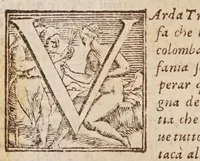 Picture 39 of 48 from [Tutte le opere del famosissimo Ruzante : di nuovo con somma diligenza rivedute, et corrette : et aggiuntovi un sonnetto et una canzone dell'istesso autore .. (1584), leaf 516