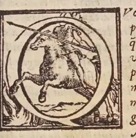 An illustration from [Tutte le opere del famosissimo Ruzante : di nuovo con somma diligenza rivedute, et corrette : et aggiuntovi un sonnetto et una canzone dell'istesso autore .. (1584)