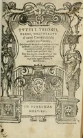 An illustration from Tvtti i trionfi, carri, mascheaate ò canti carnascialeschi andati per Firenze, dal te[m]po del Magnifico Lorenzo Vecchio de Medici qua[n]do egli hebbero prima cominciame[n]to, per infino à questo anno presente 1559 .. (1559)