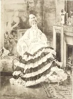 An illustration from A group of twenty-four paintings of the French, Spanish, German and American schools selected from the Cottier Gallery (1908)