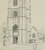 An illustration from Twenty-two of the churches of Essex architecturally described and illustrated (1856)