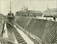 An illustration from Two centuries of shipbuilding by the Scotts at Greenock. Partly reprinted from "Engineering" (1920)