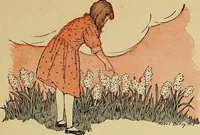 An illustration from Two little southern sisters and their garden plays (1919)