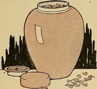 An illustration from Two little southern sisters and their garden plays (1919)