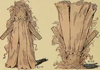 An illustration from Two little southern sisters and their garden plays (1919)