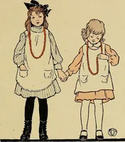 An illustration from Two little southern sisters and their garden plays (1919)