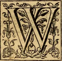 An illustration from Two and twentie sermons of Maister Iohn Calvin : in which sermons is most religiously handled the hundredth and nineteenth Psalme of David, by eight verses aparte according to the Hebrewe alphabet (1580)