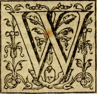 An illustration from Two and twentie sermons of Maister Iohn Calvin : in which sermons is most religiously handled the hundredth and nineteenth Psalme of David, by eight verses aparte according to the Hebrewe alphabet (1580)