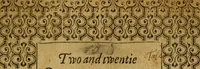 An illustration from Two and twentie sermons of Maister Iohn Calvin : in which sermons is most religiously handled the hundredth and nineteenth Psalme of David, by eight verses aparte according to the Hebrewe alphabet (1580)