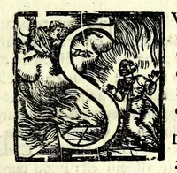 An illustration from Tyberiadis : D. Bartoli de Saxoferrato, ivrisconsultorvm omnivm facilè principis, tractatus de fluminibus tripertitus (1576)
