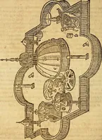 An illustration from Tychonis Brahe Dani Epistolarvm astronomicarvm libri. (1596)