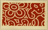 An illustration from Typfarben auf Baumwolle : gedruckt und geätzt = Standard colours on cotton : printed and discharged (1900)