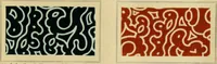 An illustration from Typfarben auf Baumwolle : gedruckt und geätzt = Standard colours on cotton : printed and discharged (1900)