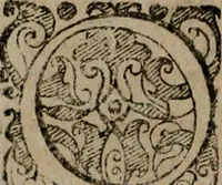 An illustration from Typicus hieropolitarcha, in antitypo expressus, anno Christi eodem : quo Theodorus Adolphus Paderbornensis Antistes XXXXVI a suis rite inauguratus ista sua exhibebat insignia (1651)
