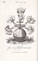 An illustration from Typus mundi, in quo eius calamitates et pericula nec non diuini, humanique amoris antipathia emblematice proponuntur (1627)