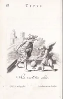 Picture 6 of 33 from Typus mundi, in quo eius calamitates et pericula nec non diuini, humanique amoris antipathia emblematice proponuntur (1627), leaf 36