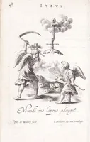An illustration from Typus mundi, in quo eius calamitates et pericula nec non diuini, humanique amoris antipathia emblematice proponuntur (1627)