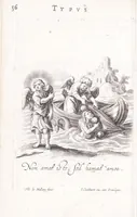 An illustration from Typus mundi, in quo eius calamitates et pericula nec non diuini, humanique amoris antipathia emblematice proponuntur (1627)