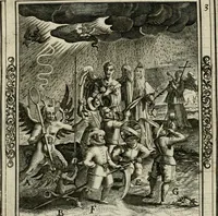 An illustration from Typvs occasionis : in qvo receptae commoda, neglectæ vero incommoda, personato schemate proponvntvr. Non sine privilegio (1600)