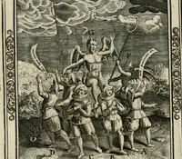 An illustration from Typvs occasionis : in qvo receptae commoda, neglectæ vero incommoda, personato schemate proponvntvr. Non sine privilegio (1600)