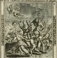 An illustration from Typvs occasionis : in qvo receptae commoda, neglectæ vero incommoda, personato schemate proponvntvr. Non sine privilegio (1600)