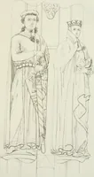 Picture 4 of 9 from Ueber das Alterthum und die Stifter des Doms zu Naumburg : und deren Statuen im westlichen Chor (1822), leaf 86
