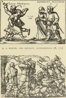 An illustration from Ueber den Humor bei den deutschen Kupferstechern und Holzschnittkunstlern des 16. Jahrhunderts (1897)