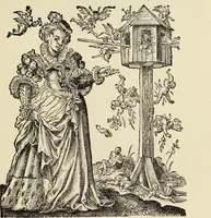 An illustration from Ueber den Humor bei den deutschen Kupferstechern und Holzschnittkunstlern des 16. Jahrhunderts (1897)