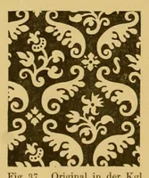An illustration from Ueber Gewebemuster früherer Jahrhunderte. Ein beitrag zur Geschichte und Entwickelung der Webekunst (1893)