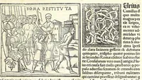 Picture 6 of 40 from Uitae Plutarchi Cheronei : nouissime post Jodocũ Badiũ Ascẽsium lõge diligentius repositae, maioreq[ue] diligẽtia castigatae, cũ copiosiore verioreq[ue] indice : necnon cũ Aemilij Probi vitis : una cũ figuris suis locis apte dispositis (1516), leaf 161