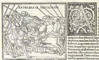 Picture 22 of 40 from Uitae Plutarchi Cheronei : nouissime post Jodocũ Badiũ Ascẽsium lõge diligentius repositae, maioreq[ue] diligẽtia castigatae, cũ copiosiore verioreq[ue] indice : necnon cũ Aemilij Probi vitis : una cũ figuris suis locis apte dispositis (1516), leaf 666