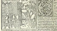 Picture 23 of 40 from Uitae Plutarchi Cheronei : nouissime post Jodocũ Badiũ Ascẽsium lõge diligentius repositae, maioreq[ue] diligẽtia castigatae, cũ copiosiore verioreq[ue] indice : necnon cũ Aemilij Probi vitis : una cũ figuris suis locis apte dispositis (1516), leaf 676