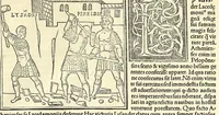 Picture 31 of 40 from Uitae Plutarchi Cheronei : nouissime post Jodocũ Badiũ Ascẽsium lõge diligentius repositae, maioreq[ue] diligẽtia castigatae, cũ copiosiore verioreq[ue] indice : necnon cũ Aemilij Probi vitis : una cũ figuris suis locis apte dispositis (1516), leaf 745