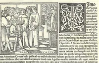 Picture 35 of 40 from Uitae Plutarchi Cheronei : nouissime post Jodocũ Badiũ Ascẽsium lõge diligentius repositae, maioreq[ue] diligẽtia castigatae, cũ copiosiore verioreq[ue] indice : necnon cũ Aemilij Probi vitis : una cũ figuris suis locis apte dispositis (1516), leaf 755
