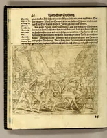 An illustration from Umbständige warhafftige Beschreibung der indianischen Ländern, so vor diesem von den Spaniern eingenommeu [sic] und verwüst worden .. (1665)