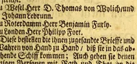 An illustration from Umständige geographische Beschreibung der zu allerletzt erfundenen Provintz Pensylvaniae, : in denen End-Gräntzen Americae in der West-Welt gelegen, (1700)
