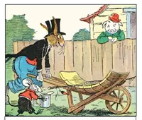 An illustration from UNCLE WIGGILY AND THE ALLIGATOR-Bk26- By Howard Garis Gunston Classics (1919)