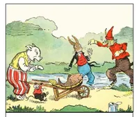 An illustration from UNCLE WIGGILY AND THE ALLIGATOR-Bk26- By Howard Garis Gunston Classics (1919)