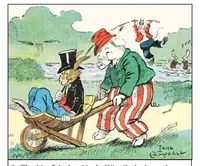 An illustration from UNCLE WIGGILY AND THE ALLIGATOR-Bk26- By Howard Garis Gunston Classics (1919)