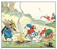 An illustration from UNCLE WIGGILY AND THE ALLIGATOR-Bk26- By Howard Garis Gunston Classics (1919)