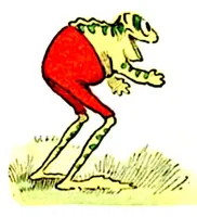 An illustration from UNCLE WIGGILY GOES SWIMMING -Bk18-BY HOWARD GARIS-GUNSTON CLASSICS (1919)